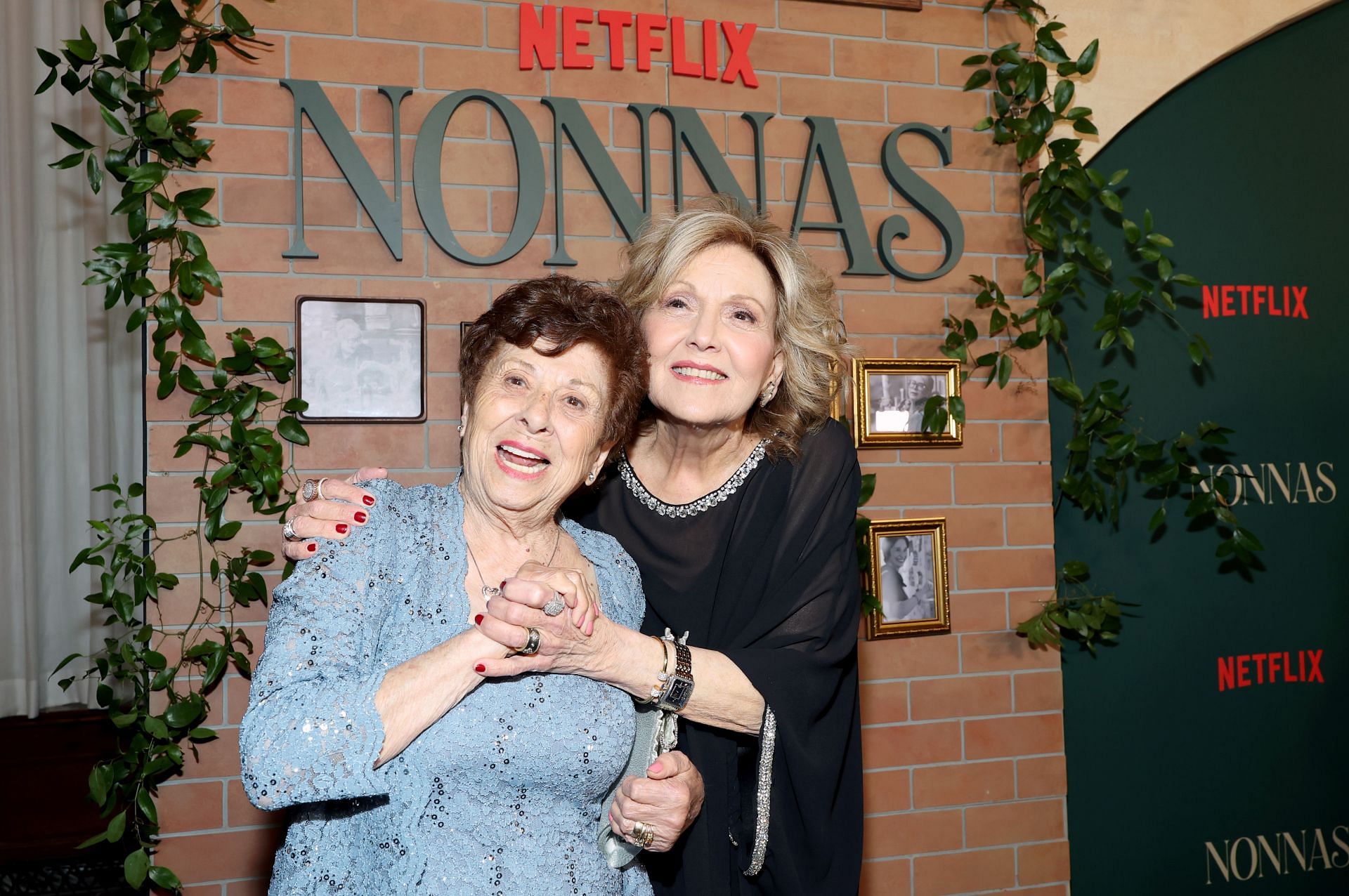 Nonna Maria and Brenda Vaccaro at Nonnas World Premiere (Image via Getty)